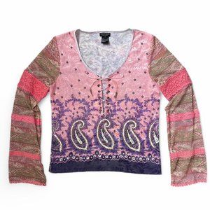 insane vintage y2k jane doe collection lace up top